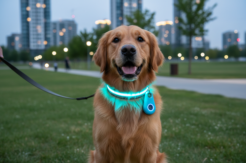Safety Dog LED Collar + Tracker